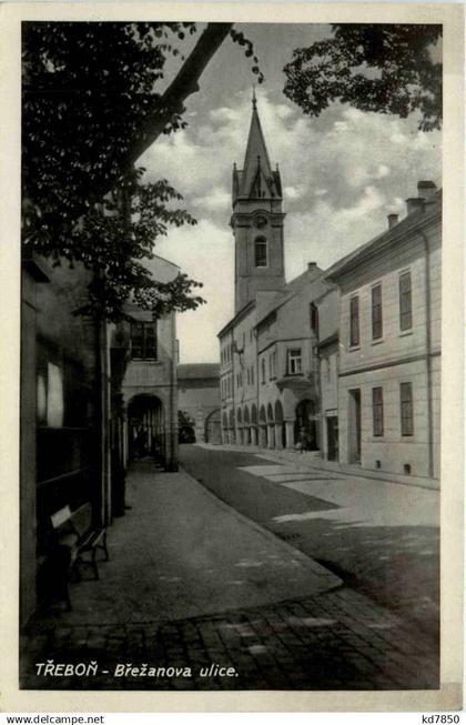 Trebon - Brezanova ulice- Deutche Dienstpost Böhmen/Mähren - 3. Reich