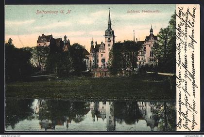 AK Boitzenburg U. M., Schloss, Blick auf die Vorderseite