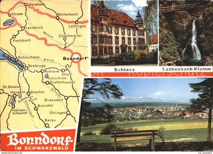 72333794 Bonndorf Schwarzwald Lothenbach-Klamm Schloss Bonndorf