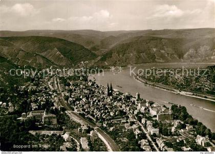 72984875 Boppard Rhein Fliegeraufnahme Boppard