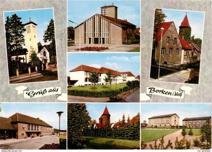 73883171 Borken Westfalen Kirchen Schloss Kuranlagen Borken Westfalen