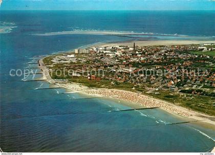 73152523 Borkum Nordseebad Nordseeinsel Fliegeraufnahme Borkum