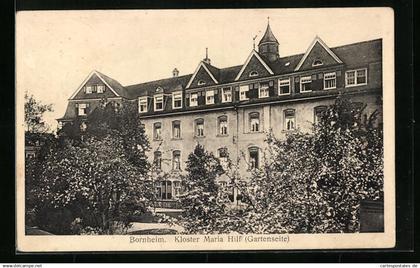 AK Bornheim, Kloster Maria Hilf, Gartenseite