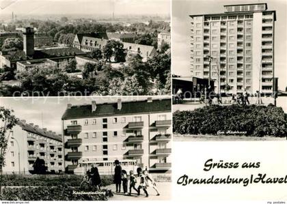 72920538 Brandenburg Havel Neubausiedlung Hochhaus Brandenburg