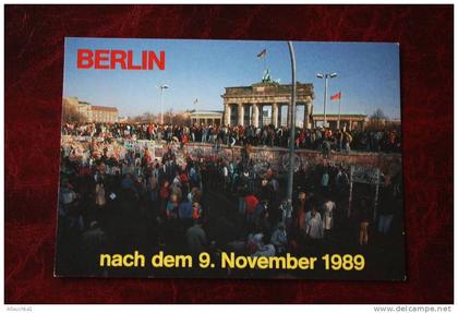 BERLIN  BRANDENBURG NACH DEM 9 NOVEMBER 1989 CHUTE DU MUR DE BERLIN