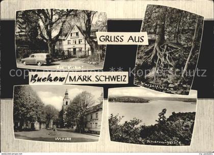 71981844 Buckow Maerkische Schweiz Haus Kuba Markt Wurzelfichte