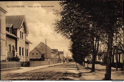 CPA Altdöbern in der Niederlausitz, Bahnhofstraße