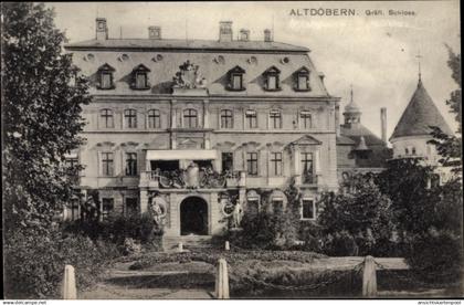 CPA Altdöbern in der Niederlausitz, Gräfliches Schloss