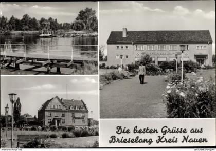 CPA Brieselang im Havelland, Kaufhaus, Sparkasse