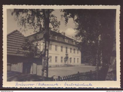 Foto Ansichtskarte Brüssow Uckermark Zentralschule Brandenburg Foto Fritz