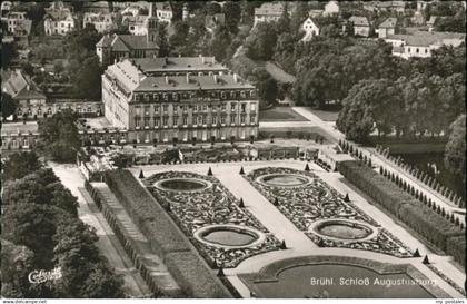 70842302 Bruehl Bruehl Fliegeraufnahme Schloss Augustusburg x