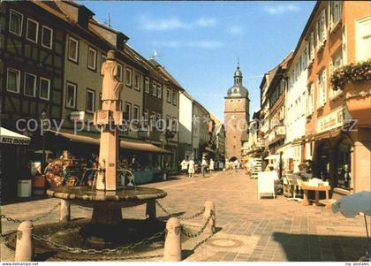 72041902 Buchen Odenwald Strassenansicht Brunnen Tor Buchen