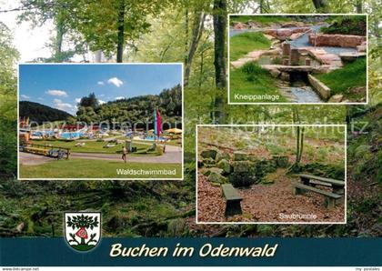 73231156 Buchen Baden Waldschwimmbad Kneippanlage Saubr?nnle Buchen Baden