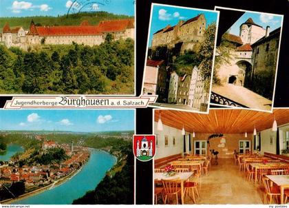 73878506 Burghausen  Salzach Oberbayern Jugendherberge Burghausen Schloss Restau