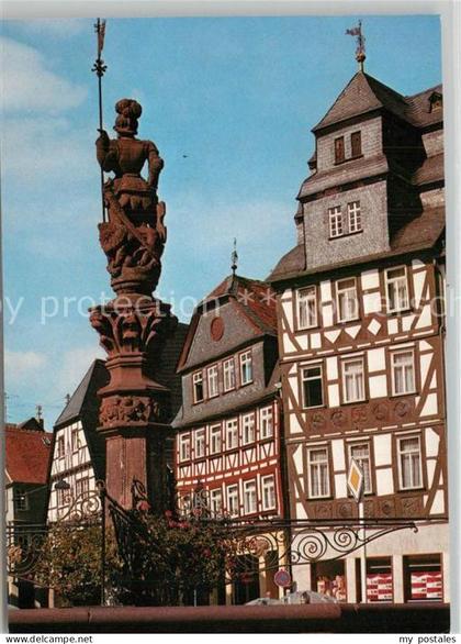 43343174 Butzbach Fachwerkhaeuser Marktplatz Butzbach