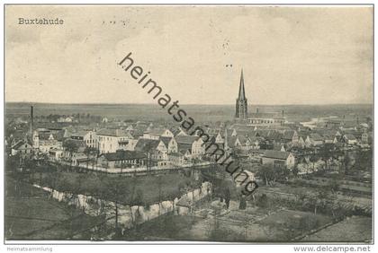 Buxtehude - Totalansicht - Verlag H. Behning Photograph Buxtehude gel. 1911