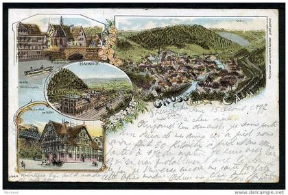 Bade Wurtemberg - GRUSS AUS CALW -  1897 - RARE