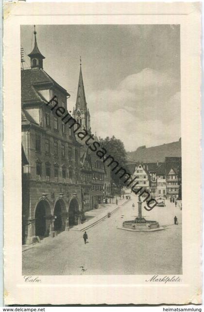 Calw - Marktplatz - Verlag Fr. Häussler Calw