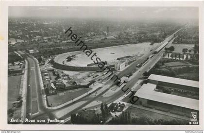 Berlin - Charlottenburg - Avus vom Funkturm - Verlag Klinke & Co. Berlin - Foto-AK 1951