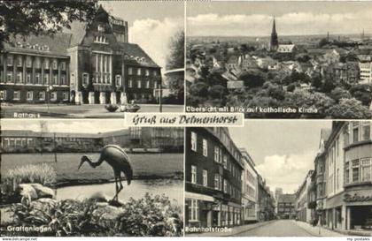 70119333 Delmenhorst Delmenhorst Rathaus Bahnhofstrasse Kirche x 1959 Delmenhors