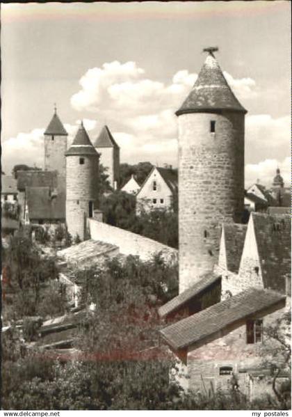 70108706 Dinkelsbuehl Dinkelsbuehl Wehrturm Dinkelsbuehl