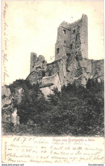 CPA Carte postale Germany  Drachenfels  u. Drachenburg Gruss vom Drachenfels  1905 VM74292