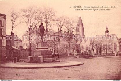 43511865 Dueren Rheinland Moltke Denkmal Marien Kirche Dueren Rheinland