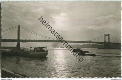 Duisburg-Ruhrort - Neue Rheinbrücke - Foto-Ansichtskarte - Verlag Wilhelm Schmitz Duisburg