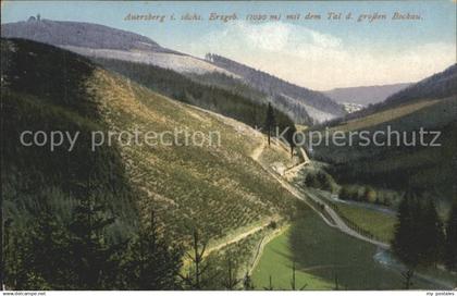 Auersberg Wildenthal mit Tal der grossen Bockau Erzgebirge