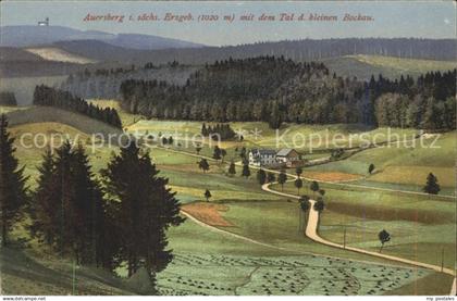 Auersberg Wildenthal Panorama mit dem Tal der kleinen Bockau