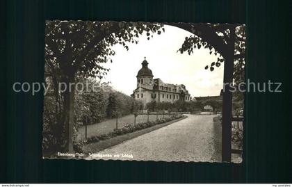 72041378 Eisenberg Thueringen Schloss mit Schlossgarten Eisenberg