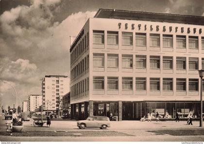 ALLEMAGNE - Eisenhüttenstadt - Leninallee - Textilkaufhaus - Jardin - Animé - Carte postale