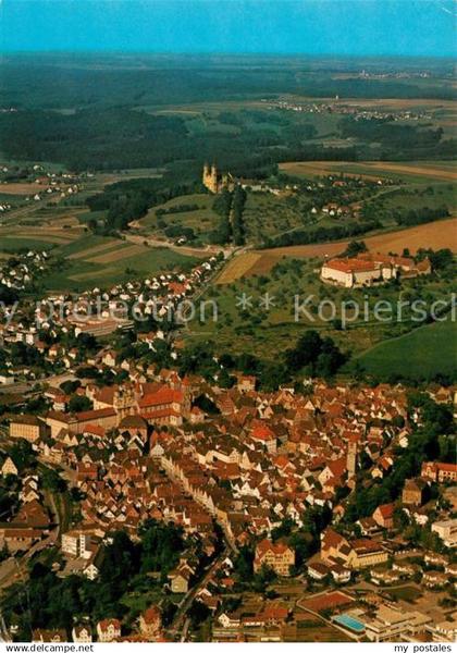 73062341 Ellwangen Jagst Fliegeraufnahme Ellwangen