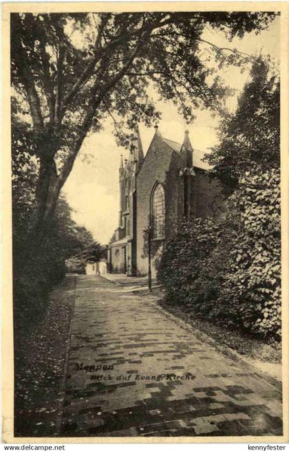 Meppen, Blick auf Ev. Kirche