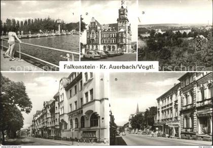 72396711 Falkenstein Vogtland Freibad Rathaus Wilelm Pieck Strasse