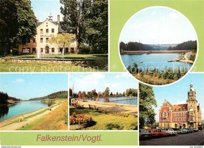 73125132 Falkenstein Vogtland Schloss Talsperre Freibad Rathaus