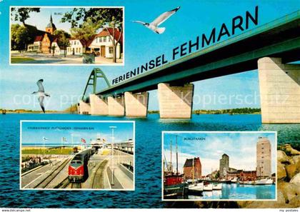 72777950 Fehmarn Faehrbahnhof Puttgarden Fehmarn Kai Burgstaaken Burg Fehmarn