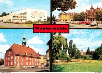 72807617 Finsterwalde Sporthalle Markt Kreiskulturhaus Schlosspark Finsterwalde