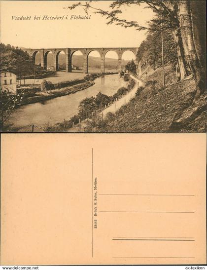 Hetzdorf-Flöha (Sachsen) Viadukt bei Hetzdorf i. Flöhatal 1910