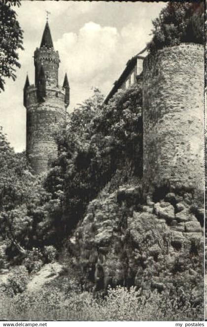 70116487 Friedberg Hessen Friedberg Turm ungelaufen ca. 1955