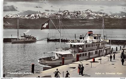 ¤¤  -   ALLEMAGNE   -  FRIEDRICHSHAFEN  -  Bodensee  -  Hafen m. Schweizer Alpen  - Lac de Constance  -  ¤¤