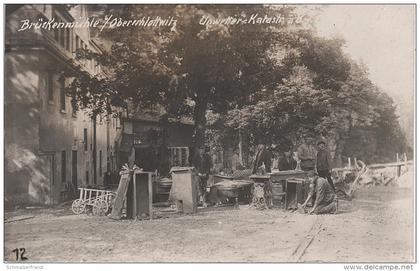 AK Schlottwitz Brückenmühle Unwetter 1927 ? bei Glashütte Reinhardtsgrimma Altenberg Bärenstein Heidenau Geising Pirna