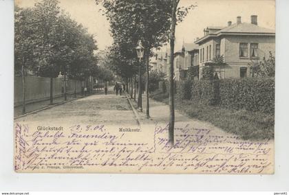 ALLEMAGNE - GLÜCKSTADT - Moltkestrasse (1902)