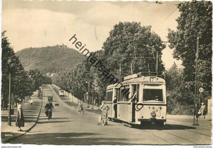 Görlitz-Süd - Biesnitzer Strasse - Landeskrone - Foto-AK Grossformat - Verlag Steudtner KG Görlitz gel. 1961