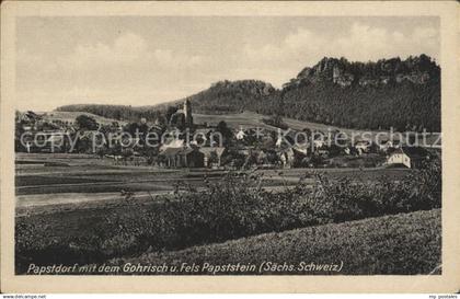 Papstdorf Gohrisch Fels Papstein