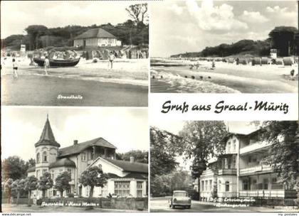 70094807 Graal-Mueritz Ostseebad Graal-Mueritz Strandhalle Gaststaette Erholungs