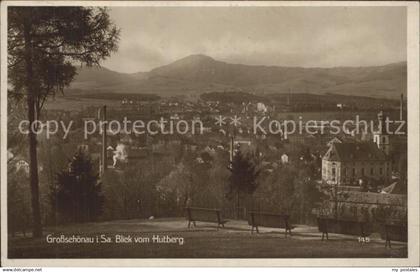 Grossschoenau Sachsen Blick vom Hutberg