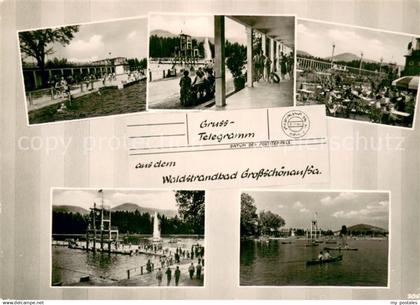 Grossschoenau Sachsen Waldstrandbad Handabzug