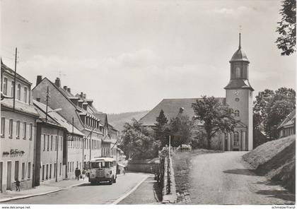 AK Grünhain Bäckerei Ikarus a Beierfeld Aue Schwarzenberg Lauter Bernsbach Elterlein Raschau Schwarzbach Erzgebirge DDR