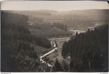 Foto Rohling für AK Oswaldthal Oswaldtal Eisenbahn Zug Viadukt a Waschleithe Grünhain Elterlein Scheibenberg Erzgebirge